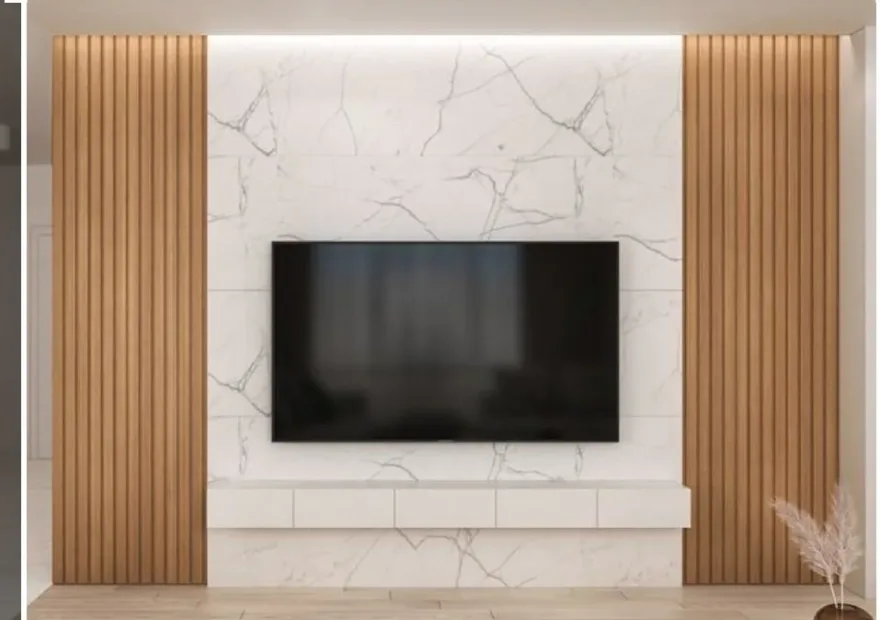 ديكورات الشاشات والجدران الحديثة